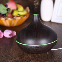 Aromatherapy Humidifier with 7 Colourful LED Light Change (500 ML Capacity / With Remote) - luckystorebuy.in