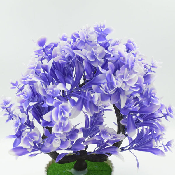 Artificial Flower Plant with Cute Pot – Perfect for Home & Office Decor (1 Pc) - luckystorebuy.in
