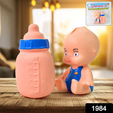 Baby And Bottle Squeeze Chu Chu Fun Toy (2 Pcs) - luckystorebuy.in