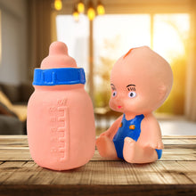 Baby And Bottle Squeeze Chu Chu Fun Toy (2 Pcs) - luckystorebuy.in