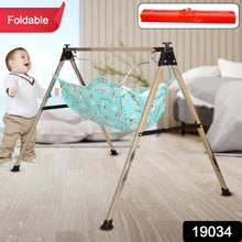 Baby Boy's and Girl's Portable Folding Swing Stainless Steel Stand (1 Pc) - luckystorebuy.in
