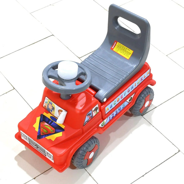 Baby Ride on Push Car for Kids | Kids Baby Big Car Ride on Toy with Backrest Musical Horn For Children Kids Toy Ride - on, Truck, Etc Suitable for Kids Boys / Girls | Ride on Baby Car for Kids to Drive Boys, Girls - luckystorebuy.in
