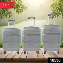 Big 3 in 1 Luggage with Wheels Travel suitcases Set (3 Pcs Set / Different Size) - luckystorebuy.in