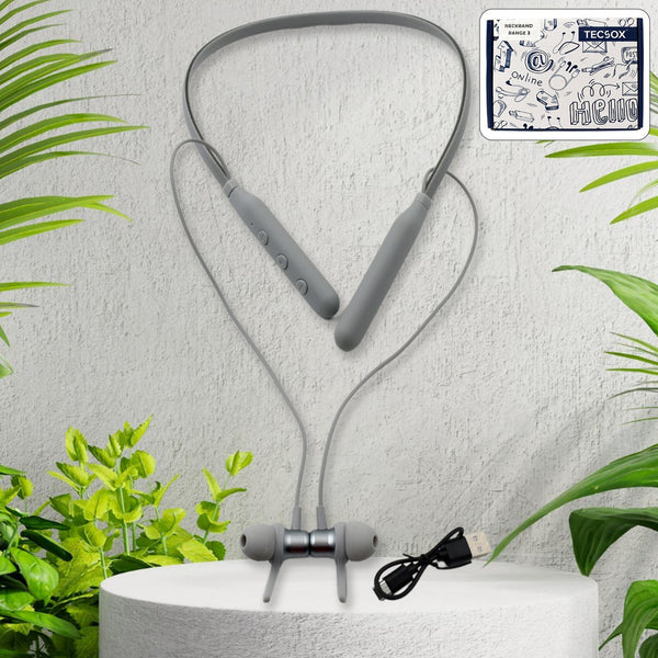 Bluetooth Headphone Neckband, Magnetic Earbuds (1 Pc) - luckystorebuy.in