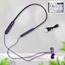 Bluetooth Headphone Neckband Sweat Resistant, Magnetic Earbuds (1 Pc) - luckystorebuy.in