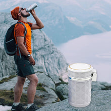 Car Cupholder LED Ashtray – Portable with Blue Light, Lid & Waste Bin, Cigarette Ashtray - luckystorebuy.in