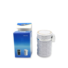Car Cupholder LED Ashtray – Portable with Blue Light, Lid & Waste Bin, Cigarette Ashtray - luckystorebuy.in