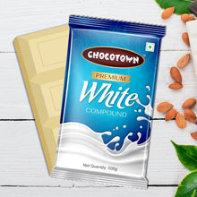 Chocotown Premium White Choco Compound Slab, 500gm - luckystorebuy.in