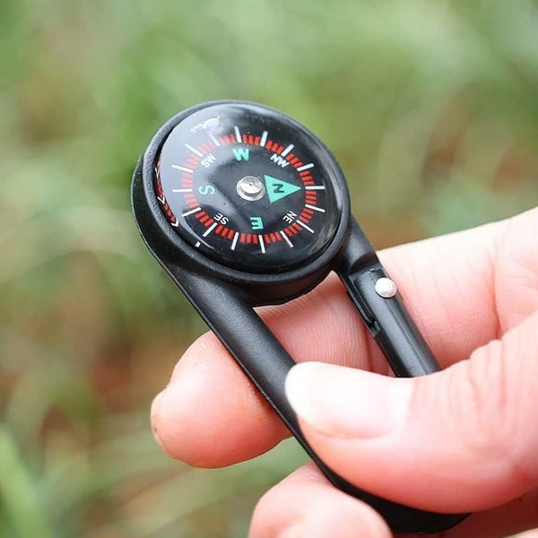 Clip Snap Hook Mini Compass (1 Pc / Mix Design) - luckystorebuy.in