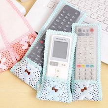 Cloth Lace Remote Control Cover Remote Case (1 Pc / 18×8 CM / Small) - luckystorebuy.in