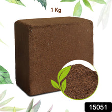 Cocopeat Block Organic Fertilizer and Soil Manure Potting Mixture for Home Gardening and Potted Plants (1 KG.) - luckystorebuy.in