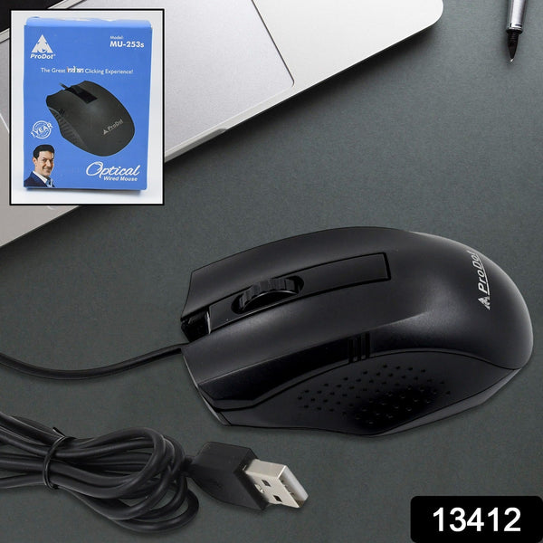 Computer / Laptop Wired Optical Mouse (1 Pc) - luckystorebuy.in