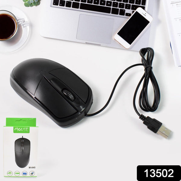 Computer / Laptop Wired Optical Mouse, M - 045 (1 Pc) - luckystorebuy.in