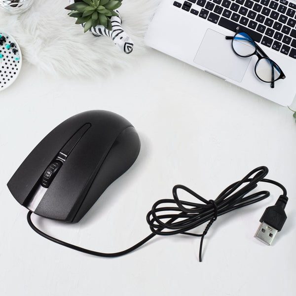 Computer / Laptop Wired Optical Mouse, X2 (1 Pc) - luckystorebuy.in