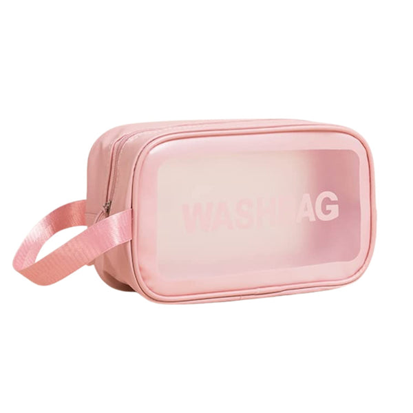 Cosmetic Pouch, Make up Bag for Home & Travel, Toiletry Bag for Cosmetics, Brushes, Accessories Set of 3 Small, Medium & Big - Wash Bag - luckystorebuy.in