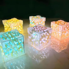 Cube Tulip Night Lamp | Led Decorative Nights Lamp (Multicolor & Design / 1 Set) - luckystorebuy.in