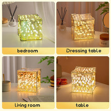 Cube Tulip Night Lamp | Led Decorative Nights Lamp (Multicolor & Design / 1 Set) - luckystorebuy.in