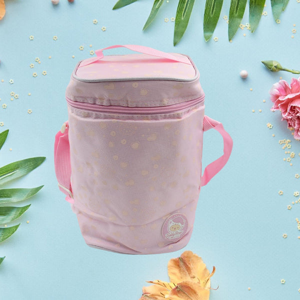 Cute Animal Zip Lunch Bag with Adjustable Strap – Reusable & Durable (1 Pc) - luckystorebuy.in