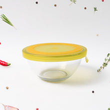 Dazzle Glass Bowl Set Mixing / Storage Bowls with Lids (3 pcs Set) - luckystorebuy.in