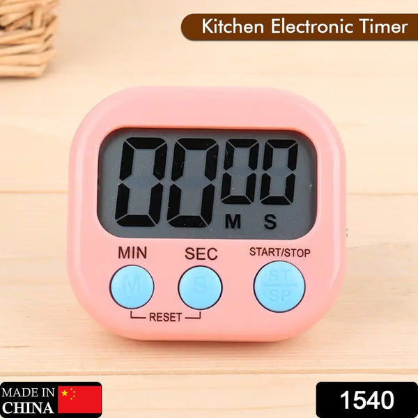 Digital Kitchen Timer Clear Big Digits 0 - 99 Min for Cooking Office Clock - luckystorebuy.in