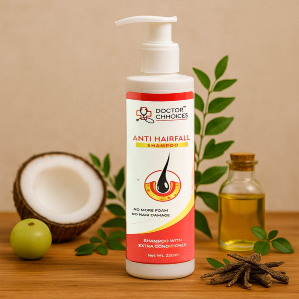 Doctor Chhoices / Choices Advanced Anti Hairfall Shampoo with Extra Conditioner – 250ml (1 Pc) - luckystorebuy.in