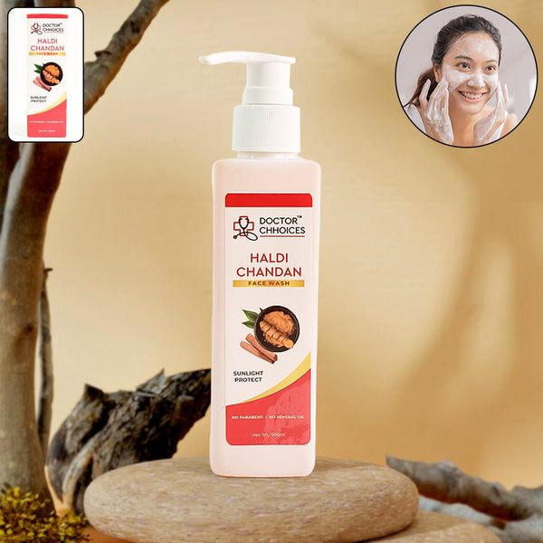 Doctor Chhoices / Choices Haldi Chandan Face Wash 200 ml (1 Pc) - luckystorebuy.in