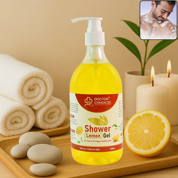 Doctor Chhoices / Choices Lemon Shower Gel – 500ml (1 Pc) - luckystorebuy.in