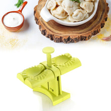 Double - Head Dumpling Maker Mold – Press Two Dumplings at Once (Brown Box) - luckystorebuy.in