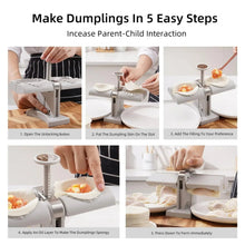 Double - Head Dumpling Maker Mold – Press Two Dumplings at Once (Brown Box) - luckystorebuy.in