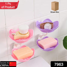 Double Layer Flower Self Draining Soap Dish Holder, Bathroom Shower Soap Holder Dish Storage Plate Tray for Bathroom, Kitchen, Bathtub - luckystorebuy.in