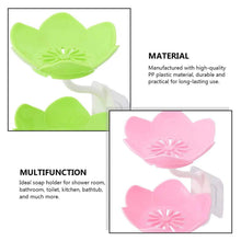Double Layer Flower Self Draining Soap Dish Holder, Bathroom Shower Soap Holder Dish Storage Plate Tray for Bathroom, Kitchen, Bathtub - luckystorebuy.in