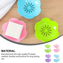 Double Layer Flower Self Draining Soap Dish Holder, Bathroom Shower Soap Holder Dish Storage Plate Tray for Bathroom, Kitchen, Bathtub - luckystorebuy.in