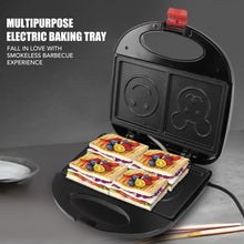 Double Sided Heating 750W Electric Sandwich Maker (1 Pc) - luckystorebuy.in