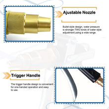 Durable Gold Color Trigger Hose Nozzle Water Lever Spray - luckystorebuy.in