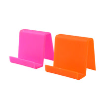 Durable Plastic Mobile Phone Stand with Angled Support (2 Pc / Mix Color) - luckystorebuy.in