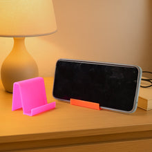 Durable Plastic Mobile Phone Stand with Angled Support (2 Pc / Mix Color) - luckystorebuy.in