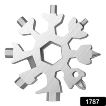 Durable & Portable 18 in 1 Snowflake Multi - Tool, Snowflake Bottle Opener Flat Phillips Screwdriver Kit Wrench - luckystorebuy.in