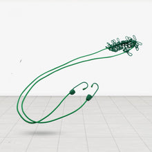 Elastic Cloth Drying Rope with 12 Metal Clip Portable Clothes line For Home & Travel - luckystorebuy.in