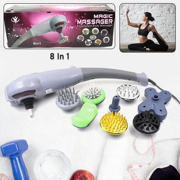 Electric 8 In 1 Full Body Massager, Magic Massager (1 Set) - luckystorebuy.in