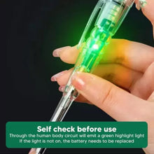 Electrical Detector Slotted Screwdriver With Small Batteries (1 Pc) - luckystorebuy.in