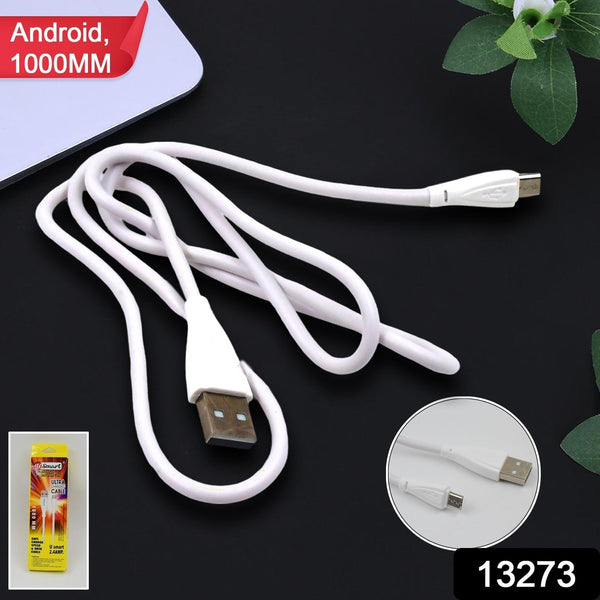 Fast Charging For Android & Data Transfer, Long Micro Cable (1000 Mm) - luckystorebuy.in