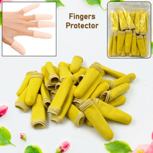 Finger Caps, Silicone Finger Protectors Sleeves (Finger Cots / 145 Pcs Set Approx) - luckystorebuy.in