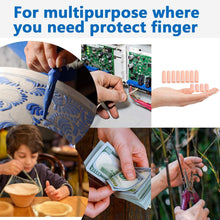 Finger Caps, Silicone Finger Protectors Sleeves (Finger Cots / 145 Pcs Set Approx) - luckystorebuy.in