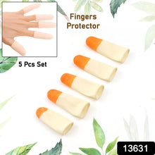 Finger Caps, Silicone Finger Protectors Sleeves (Finger Cots / 5 Pcs Set) - luckystorebuy.in