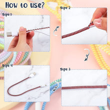 Flexible Spiral Cable Protector Sleeve (1 Pc) - luckystorebuy.in