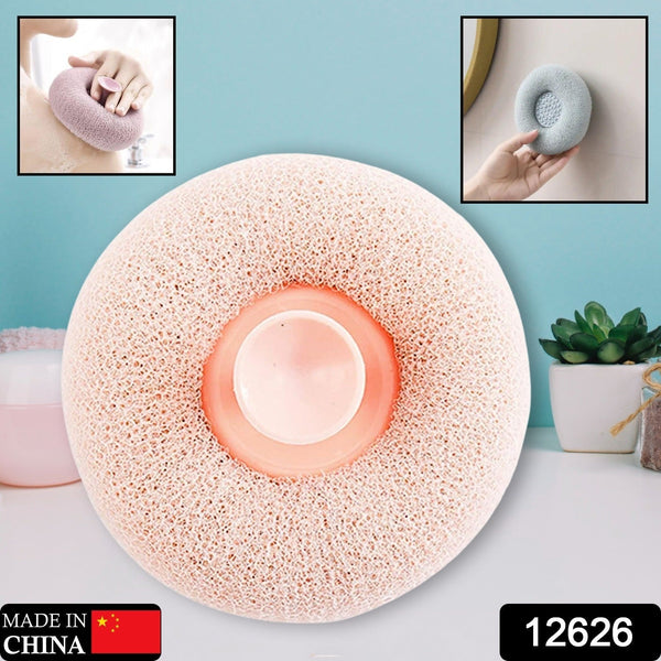 Flower Bath Sponge - Super Soft Body Exfoliator with Suction Cup for Shower & Massage - luckystorebuy.in