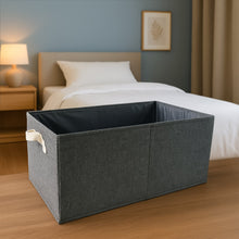 FOLDABLE CLOTH STORAGE BOX WITH HANDLES (47×28 CM) - luckystorebuy.in