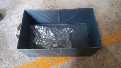 FOLDABLE CLOTH STORAGE BOX WITH HANDLES (47×28 CM) - luckystorebuy.in