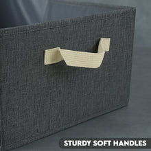FOLDABLE CLOTH STORAGE BOX WITH HANDLES (47×28 CM) - luckystorebuy.in