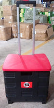 Foldable Shopping Grocery Trolley / Cart Travel Portable Food Basket (1 Pc) - luckystorebuy.in
